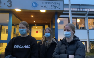 Ung spiller i en professionel håndboldklub